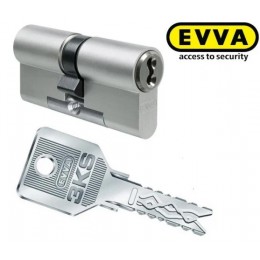 Цилиндр EVVA 3KS ключ-ключ (выбрать длину цилиндра)