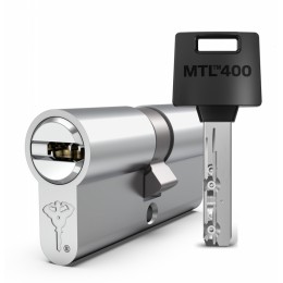 Цилиндр Mul-T-Lock MTL 400, ключ-ключ, флажок, никель