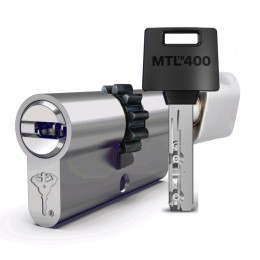 Цилиндр Mul-T-Lock MTL400 ключ-вертушка, шестеренка, никель