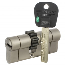 Цилиндр Mul-T-Lock Integrator ключ-ключ, шестеренка, никель